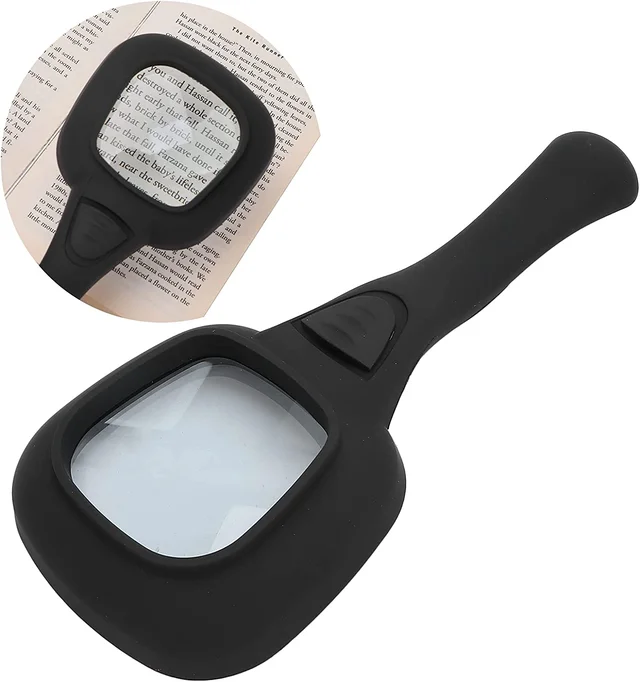 LED Magnifying Glass – 6-LED Lighted for Reading | worko
