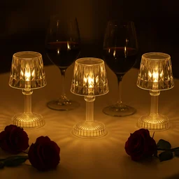 LED Mini Table Lamp Set – Battery Operated Decorative Ambience