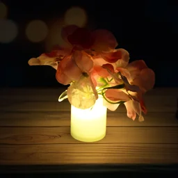 LED Mood Light – Wireless Flower Vase Lamp for Home | Velvet Wheels