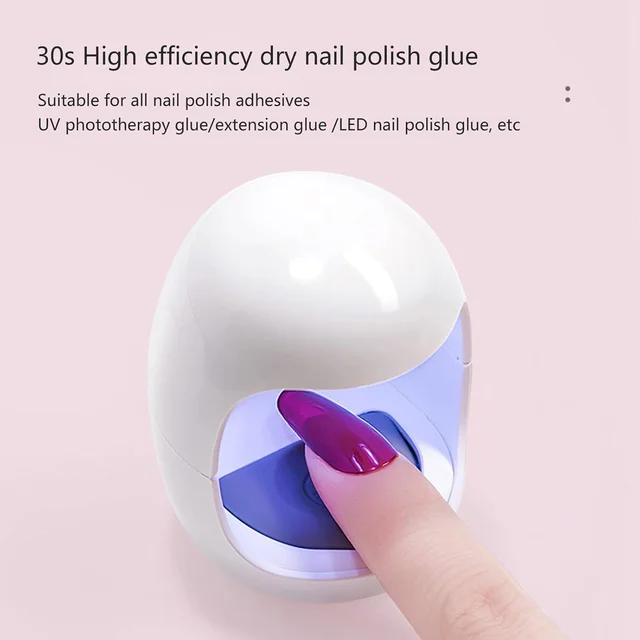 LED Nail Dryer – Quick Gel Polish Curing Plug-In Device