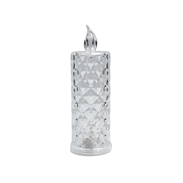 LED Rose Candle – Flameless Acrylic Decorative Lights | Giftoiza