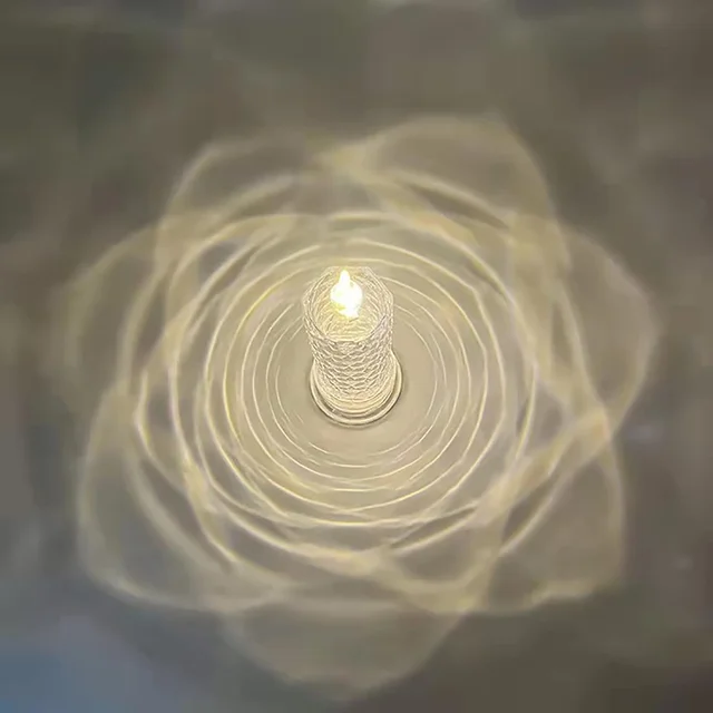 LED Rose Candle – Flameless Acrylic Decorative Lights | Giftoiza