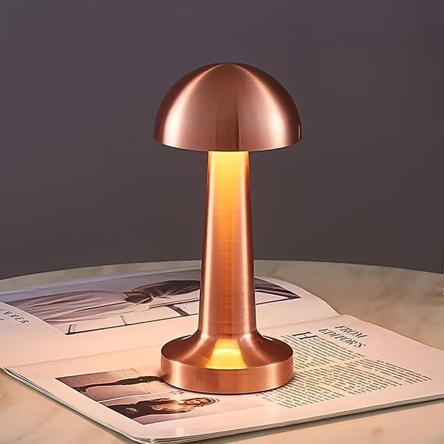 LED Table Lamp – Touch Control, Portable & Dimmable Metal Desk Light