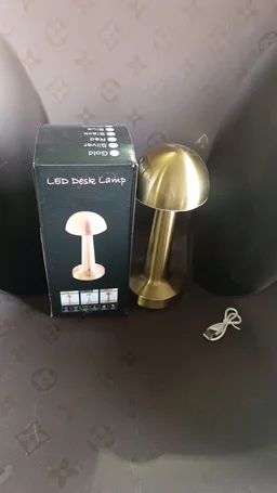 LED Table Lamp – Touch Control, Portable & Dimmable Metal Desk Light