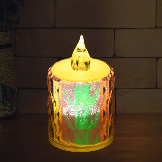 LED Tealight Candles 12 Pack – Flameless Diwali Decor | Styleva