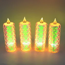 LED Tealight Candles – 12 Pack Flameless Diwali Lights | Indo Glow