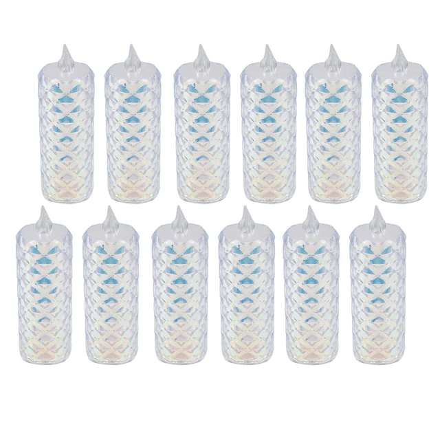 LED Tealight Candles – 12 Pack Flameless Diwali Lights | Indo Glow