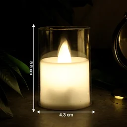 LED Tealight Candles – Set of 24 Flameless Smokeless Lights