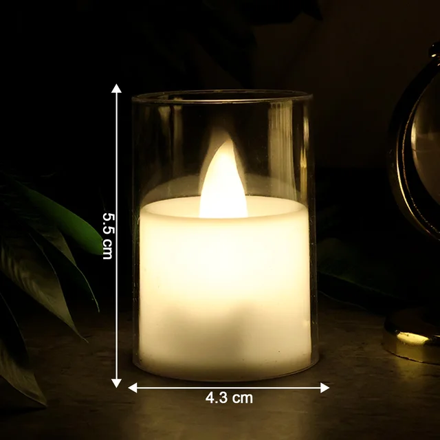 LED Tealight Candles – Set of 24 Flameless Smokeless Lights