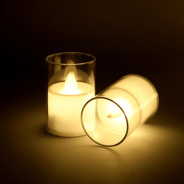 LED Tealight Candles – Set of 24 Flameless Smokeless Lights