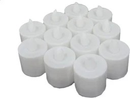 LED Tealight Candles – White 24 Pcs for Diwali Decor | Indo Glow