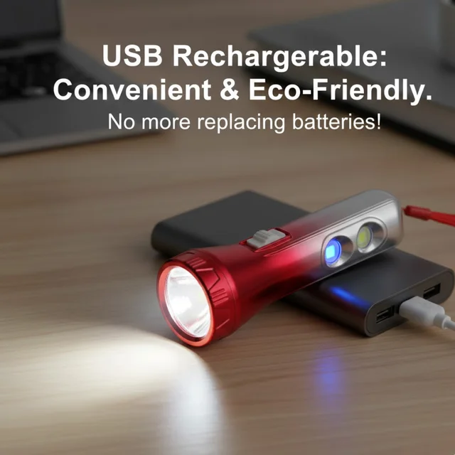 LED Torchlight – USB Rechargeable & Multi-functional |