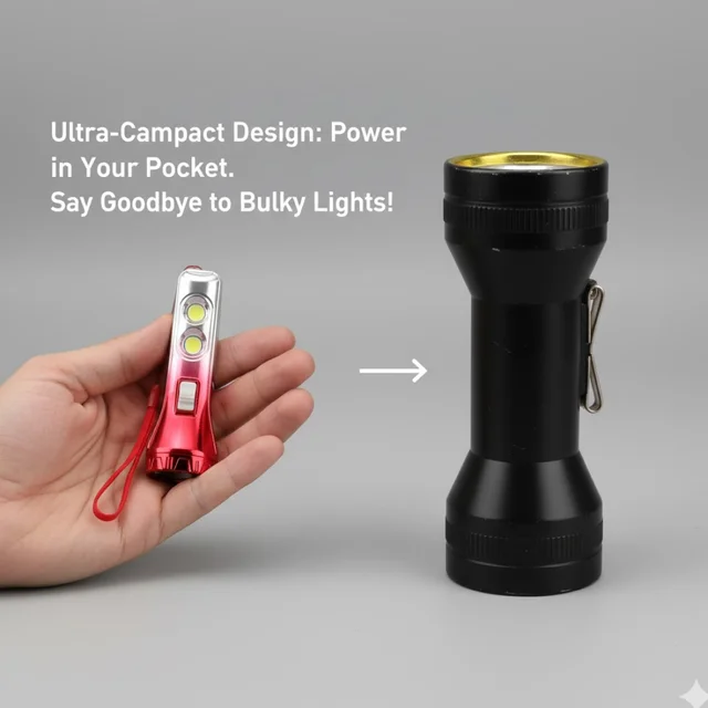 LED Torchlight – USB Rechargeable & Multi-functional |