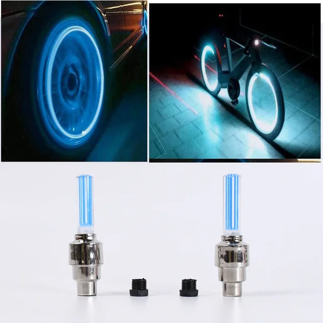 LED Tyre Valve Caps – Motion-Activated Light | RaceVault