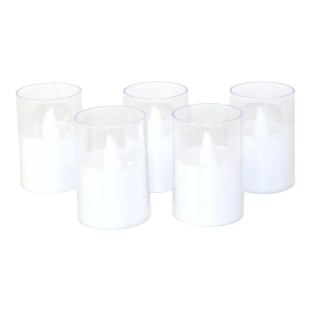 LED Votive Candles – Flameless, Safe & Smokeless Set of 6