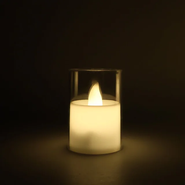 LED Votive Candles – Flameless, Safe & Smokeless Set of 6