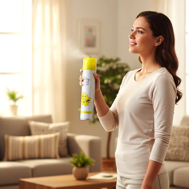 Lemon Air Freshener Spray – Fresh Citrus Fragrance for Any Space