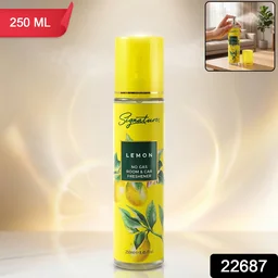 Lemon Room & Car Freshener Spray – Long-Lasting Citrus Fragrance