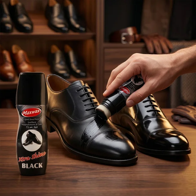 Liquid Shoe Polish – Easy Application & Instant Shine for Leather Shoes
