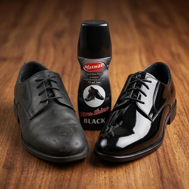 Liquid Shoe Polish – Easy Application & Instant Shine for Leather Shoes