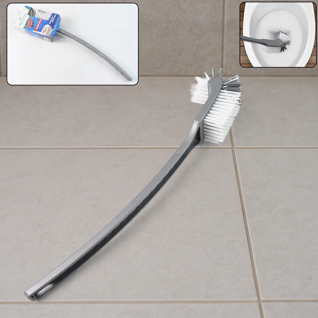 Long Handle Toilet Brush – Ergonomic Deep Cleaning Tool (1 Pc)