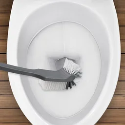 Long Handle Toilet Brush – Ergonomic Deep Cleaning Tool (1 Pc)