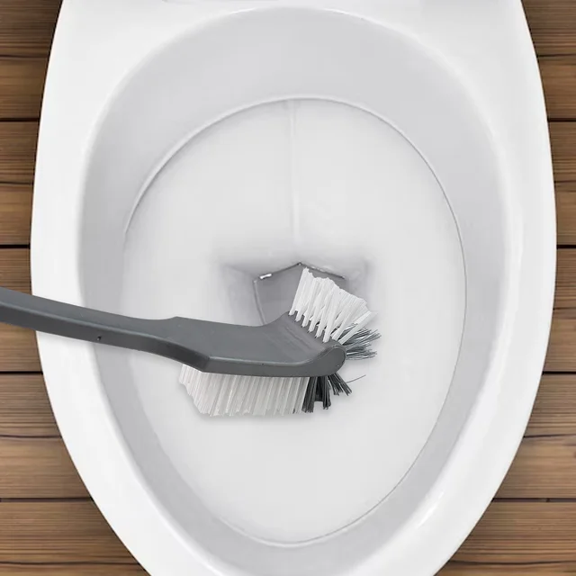 Long Handle Toilet Brush – Ergonomic Deep Cleaning Tool (1 Pc)