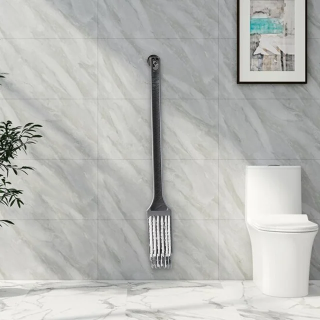 Long Handle Toilet Brush – Ergonomic Deep Cleaning Tool (1 Pc)