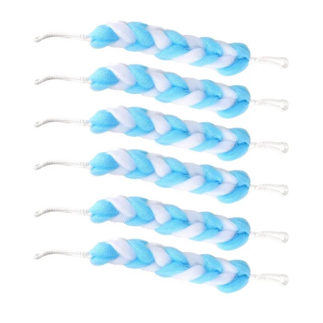 Loofah Sponge – Long Body Scrubber (Pack of 6) | VelvaBloom