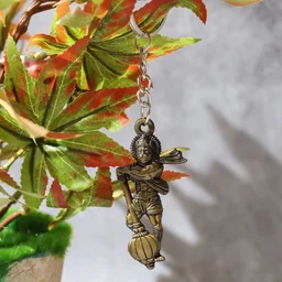Lord Hanuman Metal Keychain – Durable Spiritual Devotional Accessory