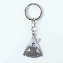 Lord Shiva Trishul Keychain – Durable Spiritual Accessory