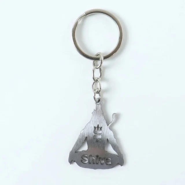 Lord Shiva Trishul Keychain – Durable Spiritual Accessory