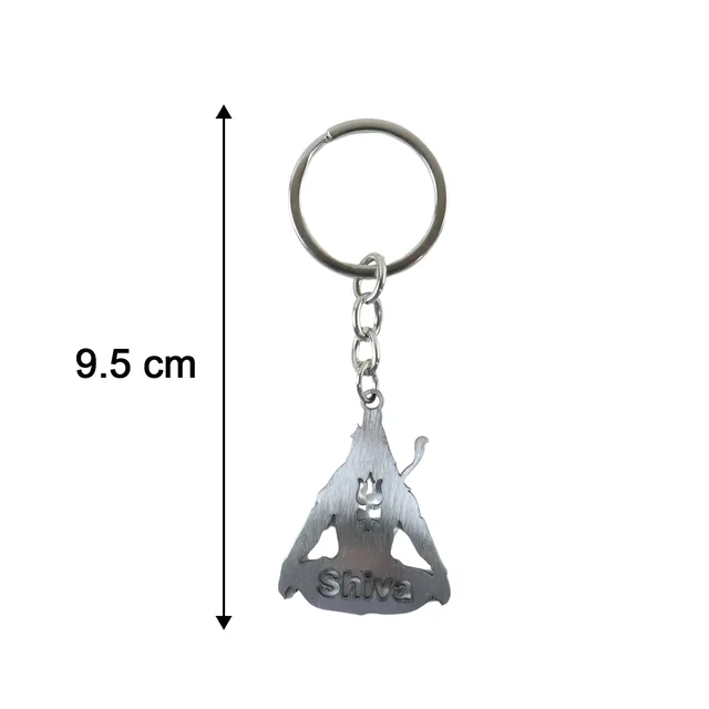 Lord Shiva Trishul Keychain – Durable Spiritual Accessory