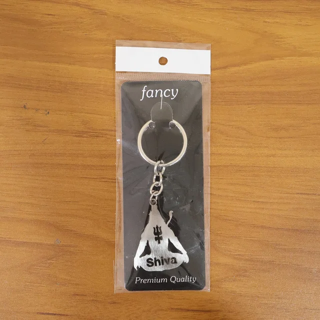 Lord Shiva Trishul Keychain – Durable Spiritual Accessory