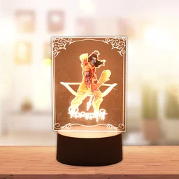 Lord Shree Ram 3D LED Night Lamp with Soft White Light