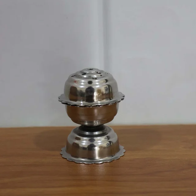 Lotus Agarbatti Stand – Durable Steel Incense Holder for Pooja