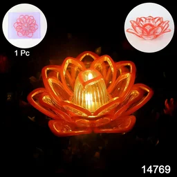 Lotus LED Candle Light – Safe Flameless Decorative Glow