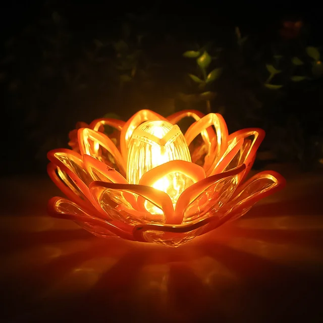 Lotus LED Candle Light – Safe Flameless Decorative Glow