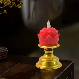 Lotus LED Flameless Candle – Elegant Decorative Flameless Light