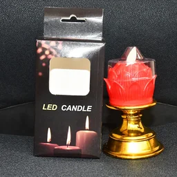 Lotus LED Flameless Candle – Elegant Decorative Flameless Light