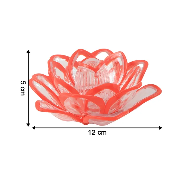 Lotus Shaped LED Flameless Candles – Set of 6 Decorative Lights