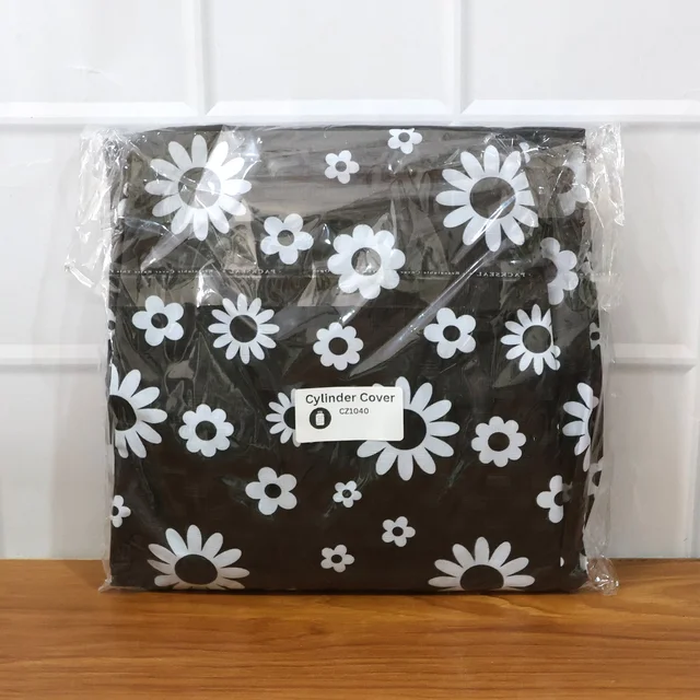 LPG Cylinder Cover – Waterproof Floral Design for Protection