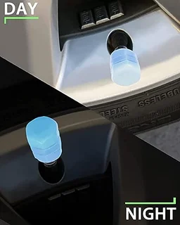 Luminous Tyre Valve Caps – Glow-in-Dark, Universal Fit | RaceVault