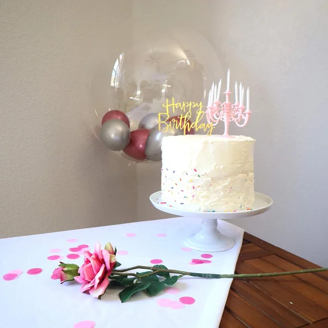 Luxury Birthday Candles – Elegant Cake Topper Set | Styleva