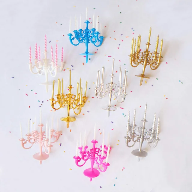 Luxury Birthday Candles – Elegant Cake Topper Set | Styleva
