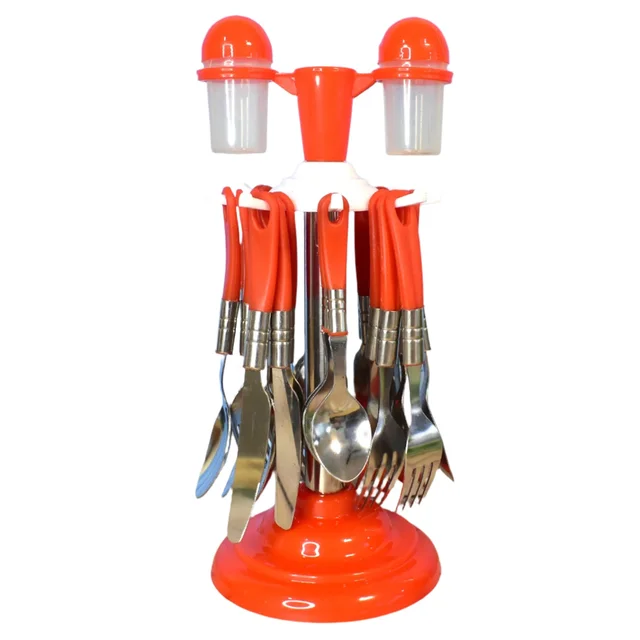 Luxury Cutlery Set – 26-Piece Stainless Steel with Stand | TitanVault