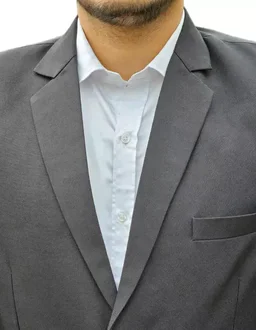 Men Black Solid Single Breasted casual, Formal, Party , festive & Wedding Blazers MO - M