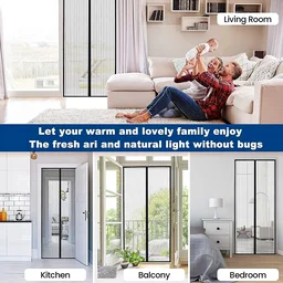 Magic Mesh Screen Door – Hands-Free Bug & Insect Protection