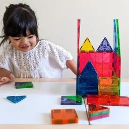 Magnetic Building Tiles – 32-Piece STEM Learning Toy Set