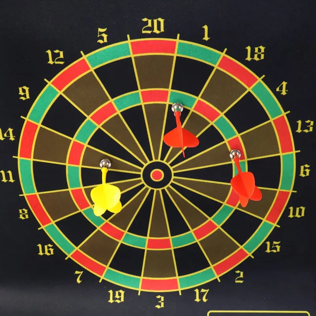 Magnetic Dart Board – Double-Sided Foldable Game Set